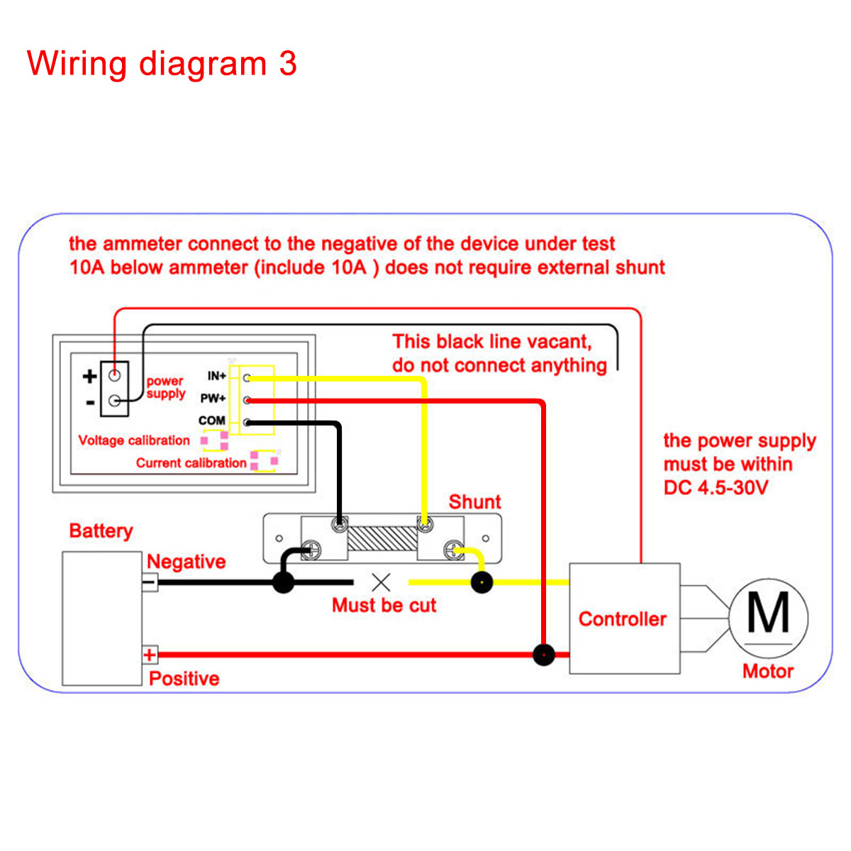 Ammeter Shunt Wiring Diagram from www.droking.com