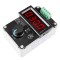 Wireless Multi Meter 0-100V 100A DC Coulometer Voltmeter, Battery Monitor with Digital LCD Screen, Volt Amp Temp Power Capacity Electric Work Monitor 