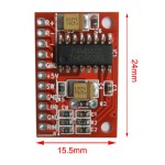 Ultra small High-power Amplifier Board DC Digital Amplifier Board 3W+3W Electric Power AMP 5V USB Power Supply