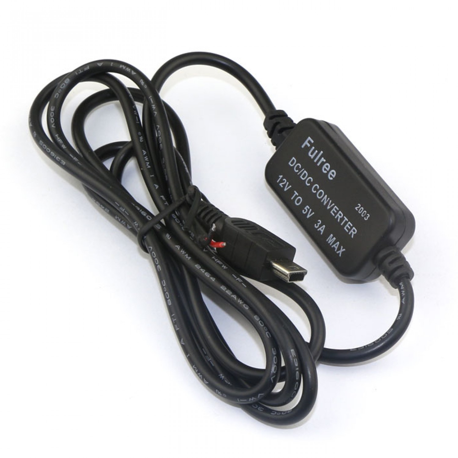 Moment lamp Uitstekend Power Adapter DC 8~20V 12V to 5V 3A Buck Converter/Mini USB 5 Pins Type  Connector/Charger/Car Charger/Car Power Supply
