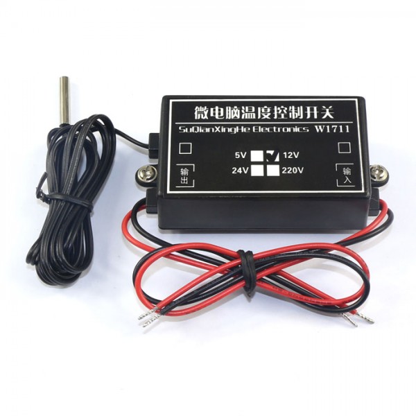 DC12V 1000w -15-70℃ Heating Cooling Temperature Controller Switch Temp MCU Thermostat