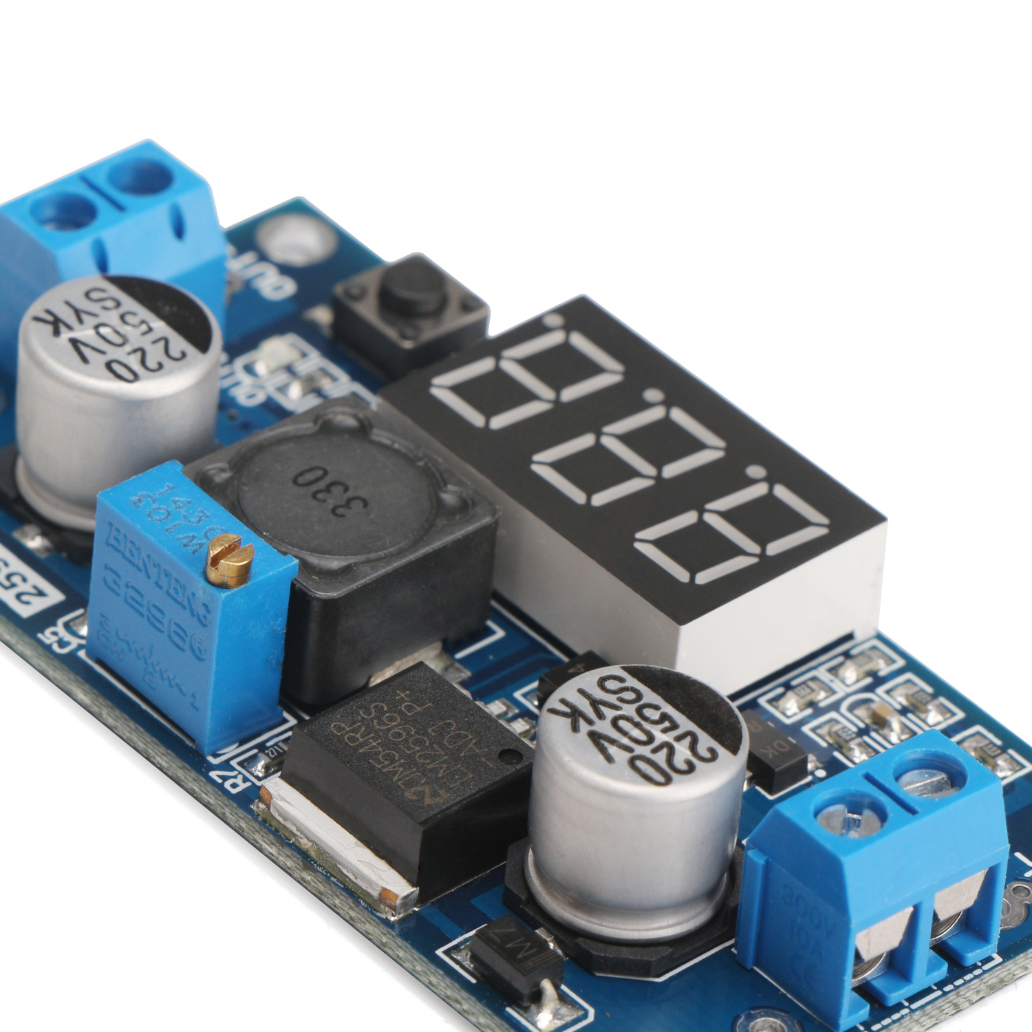 LM2596 DC DC Step Down Buck Converter Voltage Regulator LED Display  Voltmeter