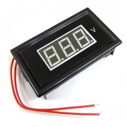 AC 30V to 500V Red/Blue/Green LED Voltmeter AC Digital Voltage Monitor Meter for home factory garden and DIY ect
