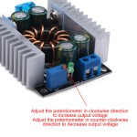 150W Power Supply Module DC 12V 24V Boost Converter Adjustable Voltage Regulator Notebook/Mobile Power Module/Adapter/Driver