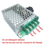 Adjustable Power Supply 1100W AC 220V To 0-55V Voltage Regulator Thermostat Dimmer Speed Control