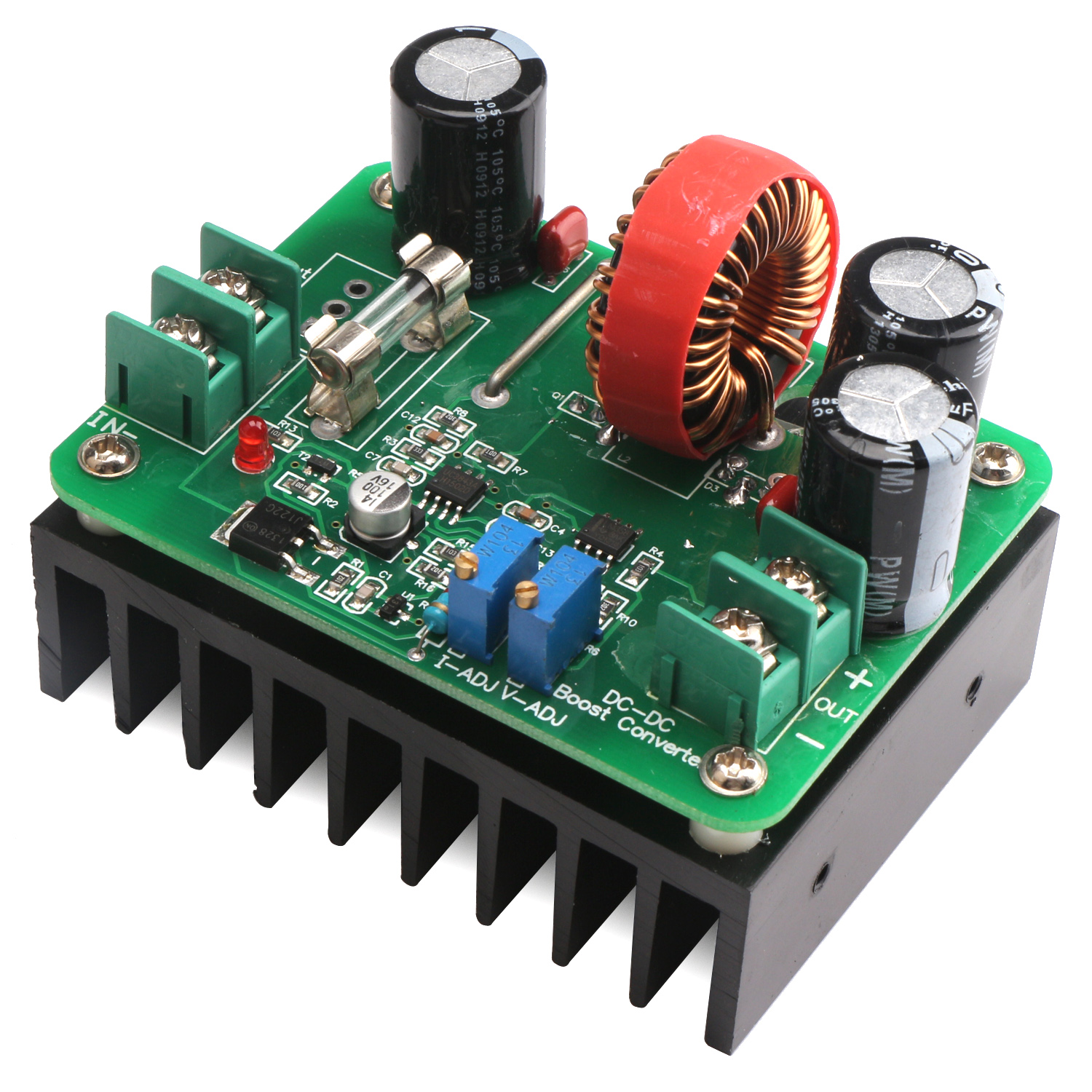 DC-DC 600W 10-60V to 12-80V Boost Converter Step-up Notebook Power Supply Module 