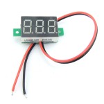 Ultra-small DC 3~30V Red/Blue/Yellow/Green/White LED Volt Tester DC 12/24V Digital Voltmeter for Car Motorcycle and DIY ect