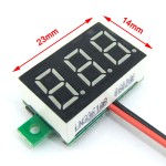 12V Digital Car Voltmeter LED White DC 3~30V White LED Voltage Monitor Meter