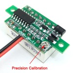 12V Digital Car Voltmeter LED White DC 3~30V White LED Voltage Monitor Meter