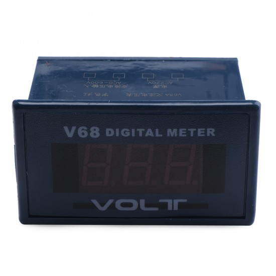 Digital AC 0-599V Voltmeter Red LED Digital Voltage Meter AC 220V Voltage Power Monitor