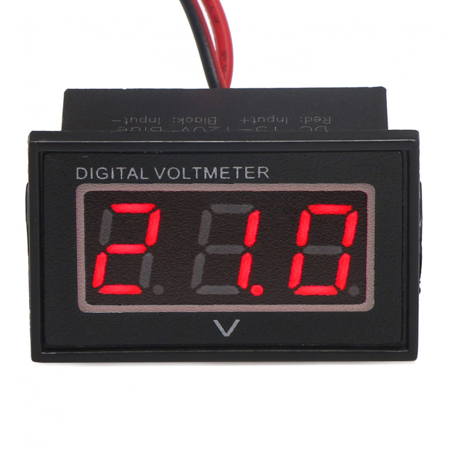 2 Wire DC 5-120V Digital Voltmeter Display 0.56'' Battery Voltage 12V 24V 48V