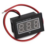 Waterproof Digital Volt Gauges DC 15-120V Red/Blue/Green LED Panel Meter Power Monitor for Battery Car Motorcycle and DIY etc
