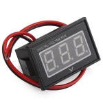 Waterproof Digital Volt Gauges DC 15-120V Red/Blue/Green LED Panel Meter Power Monitor for Battery Car Motorcycle and DIY etc