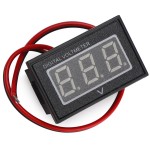 Waterproof Digital Volt Gauges DC 15-120V Red/Blue/Green LED Panel Meter Power Monitor for Battery Car Motorcycle and DIY etc