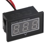 Waterproof Digital Volt Gauges DC 15-120V Red/Blue/Green LED Panel Meter Power Monitor for Battery Car Motorcycle and DIY etc