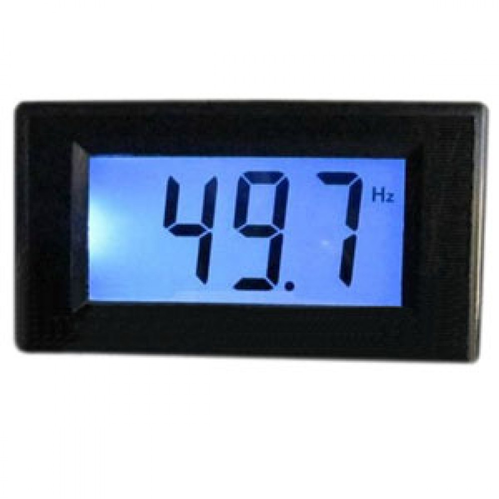 AC 80-250V Digital Frequency Panel Meter 10-199.9Hz LCD Frequency Meter ...