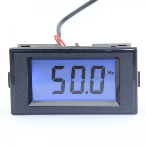 AC 80-250V Digital Frequency Panel Meter 10-199.9Hz LCD Frequency Meter Gauge AC Frequency Monitor Meter #090710