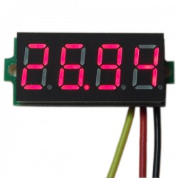 Digital Voltmeter DC 0~33.00V Voltage Meter Red/Blue/Green Led display Digital Meter DC 12V 24V Volt Meter/Panel Meter/Monitor/Tester