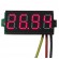 Digital Voltmeter DC 0~33.00V Voltage Meter Red/Blue/Green Led display Digital Meter DC 12V 24V Volt Meter/Panel Meter/Monitor/Tester