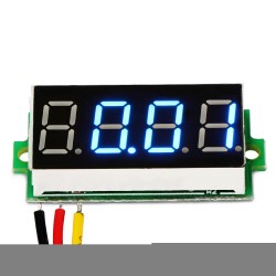 Digital Tester DC 0~33.00V Voltmeter Red/Blue/Green Led display Voltage Meter/Digital Meter DC 12V 24V Volt Meter/Panel Meter/Monitor