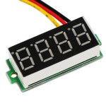 Digital Tester DC 0~33.00V Voltmeter Red/Blue/Green Led display Voltage Meter/Digital Meter DC 12V 24V Volt Meter/Panel Meter/Monitor