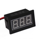 0.56" Waterproof Led Voltmeter Shockproof 2.5-40V Voltage Panel Meter