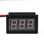 Two Wire 2.5-30V Red/Blue/Green LED Voltage Monitor Meter DC 6V/12V /24V Digital Voltmeter