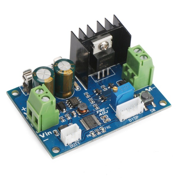 PWM Controller DC 5~60V/15A DC Motor Speed Control Module DC 6V/12V/24V Pulse Width Modulator/Duty cycle frequency Adjustable Module