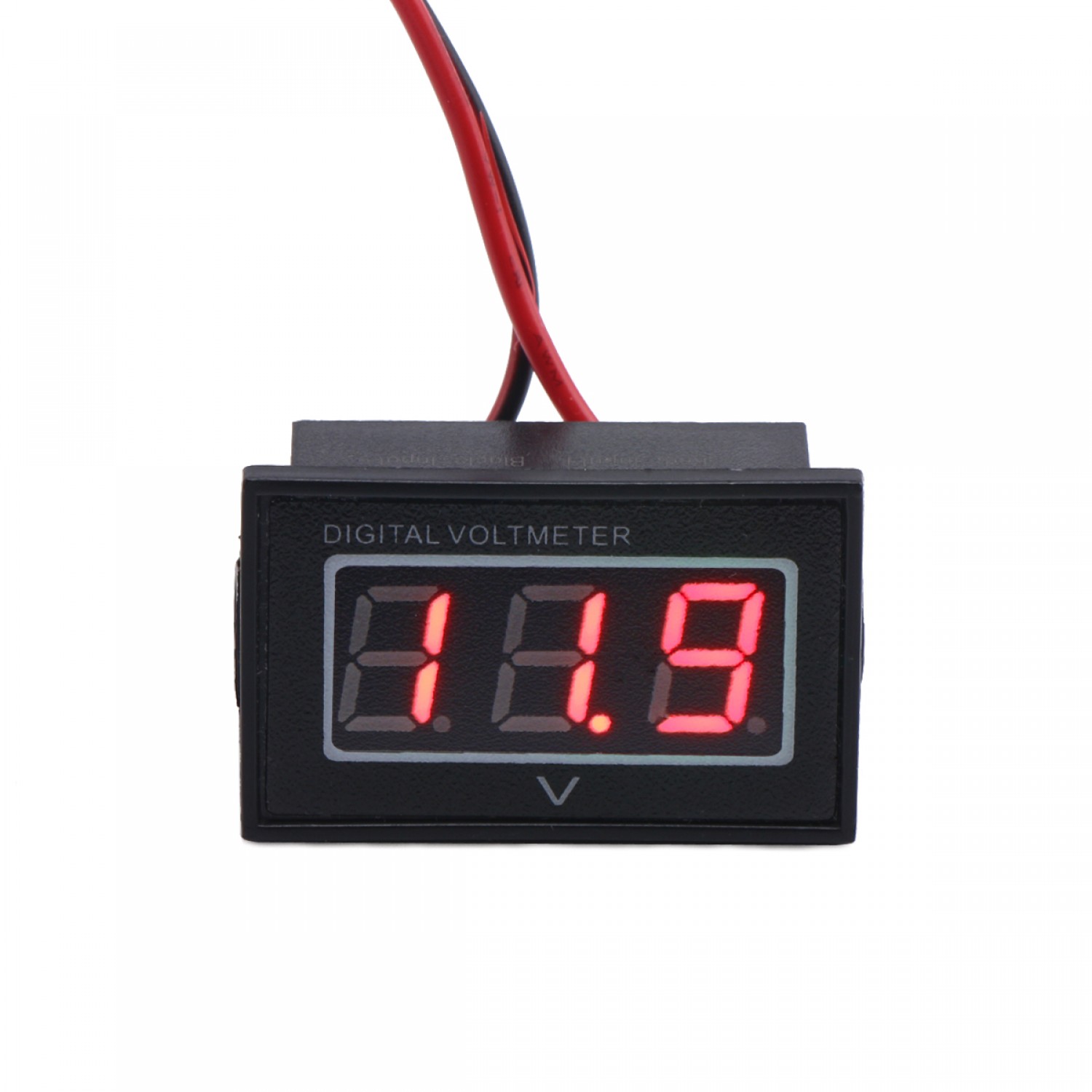 DROK Digital Car Voltmeter LED Red 12/24V Generator/Battery Voltage Monitor DC 8-30V 020023 