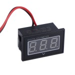 Mini Waterproof Digital Voltage Gauge Car Battery Voltmeter 2.5-30V DC Blue LED