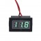 Mini Waterproof Green LED Voltage Monitor 2.5-30V DC Digital Automotive Voltmeter 12V