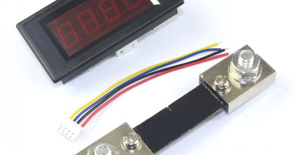 CG 100A 100mV Ampere Electrical Digital DC Current Shunt Resistor for amp Panel Ammeter Current Measurement Tester Gauge… 