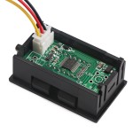 0.36” 5 Digits 0-33.000V Voltmeter Gauge Digital Auto Battery Monitor Blue/Green LED Voltage Meter