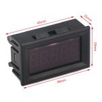 0.36” 5 Digits 0-33.000V Voltmeter Gauge Digital Auto Battery Monitor Blue/Green LED Voltage Meter