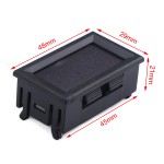 0.36” 5 Digits 0-33.000V Voltmeter Gauge Digital Auto Battery Monitor Blue/Green LED Voltage Meter