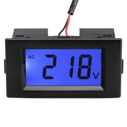 Digital Electric Volt Meter 80-500V AC Voltmeter Panel LCD 110V 220V Voltage Detector Two Wires