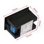 Digital Meter AC100~300V/100A Voltmeter Ammeter 2in1 Digital Voltage Ampere Meter AC 110V 220V Panel Meter/Monitor/Tester