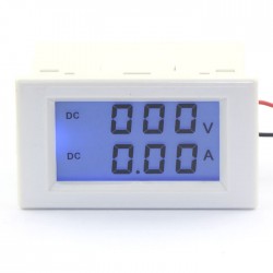 Digital Tester DC 0~600V/10A Voltmeter Ammeter LCD Dual display Digital Meter/Monitor 2in1 Voltage Ampere Meter