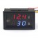2in1 Volt Amp Panel Meter DC 0-300V/300A Red/Blue LED Dual Display Voltmeter Ammeter DC 4.5-30V Power Supply