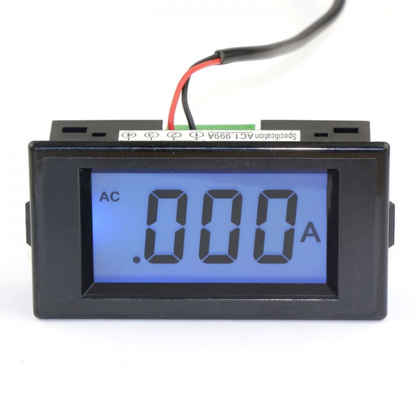 Blue LCD Ampere Panel Meter AC 0-1.999A Digital Ammeter Four wires Current Measure Meter