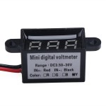 0.28'' Mini Voltage meter 3.5-30v voltmeter 3-digit Red Display