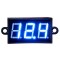0.56" Digital Voltmeter DC 3.50-30.0V Voltage Measure Blue LED 2-wire Waterproof