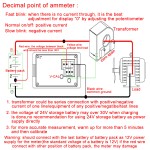 Mini Multimeter DC 0~600V/100A Digital Voltmeter Ammeter 2in1 Dual display Voltage Current Meter + Current Transformer