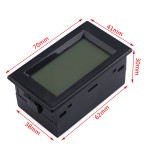 AC Ammeter AC 0~200A Digital Current meter AC80~500V Current Tester AC 110V/220V Current Monitor + Current Transformer