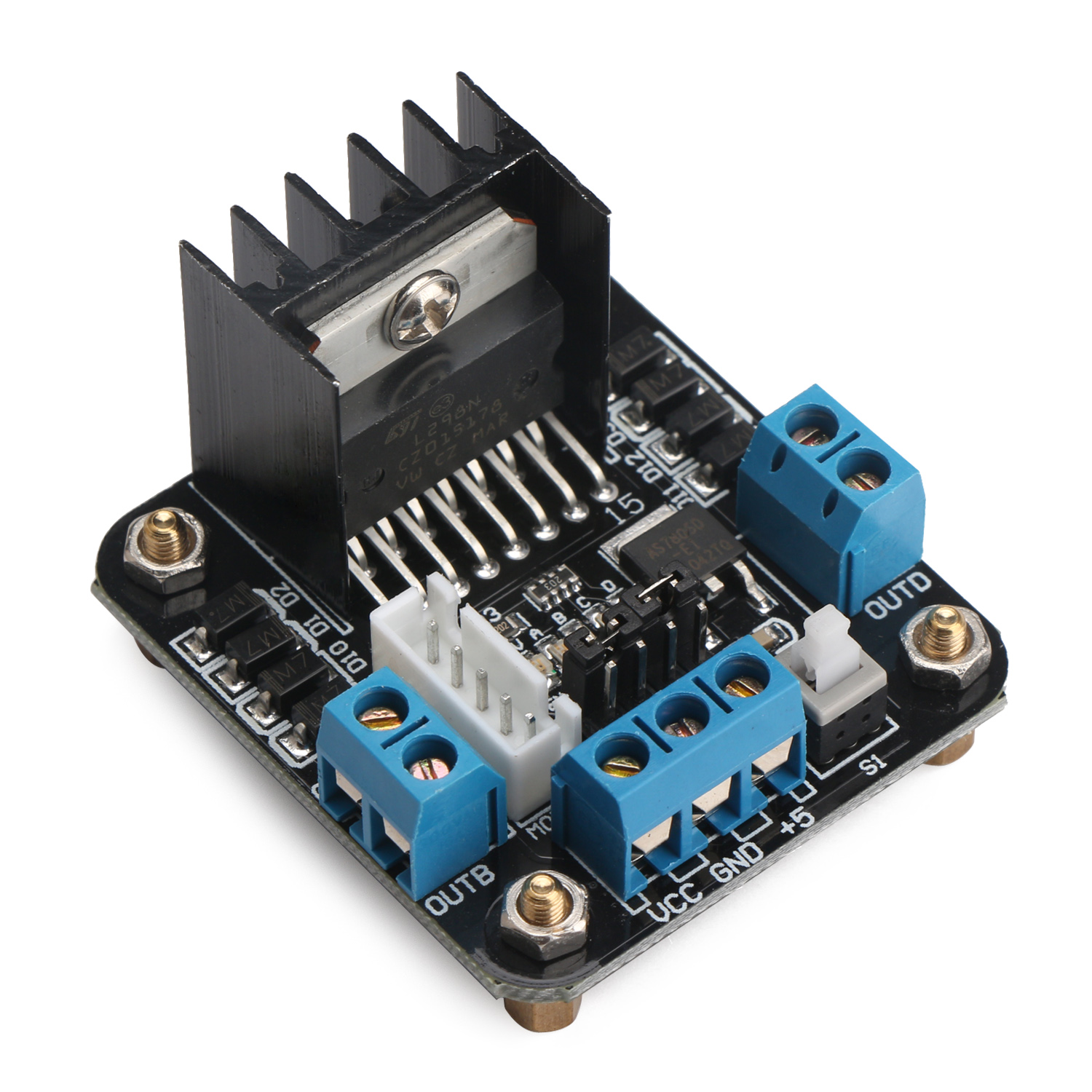 L298N motor driver board module for arduino stepper motor smart car robot 
