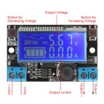 NC Power Supply Module/Charger DC 5~23V to 0~16.5V 3A Adjustable Buck Voltage Regulator/Adapter/Driver Module With LCD Voltmeter/Ammeter/Capacity Indicator