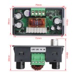 250W Digital Controller Buck Adjustable Voltage Regulator DC 6~55V to 0~50V 5A Power Supply Module/Adapter + Digital Meter