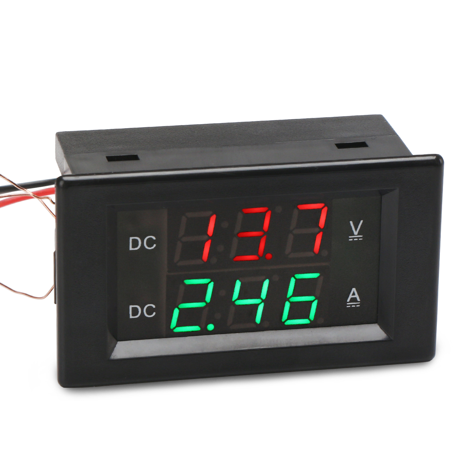 DC 300V 20A Shunt Voltage Current Meter Digital LED Voltmeter Ammeter 12V 24V 