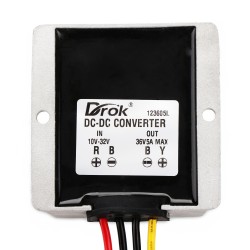 180W Power Supply Module DC 10~30V to 36V 5A Boost Converter/Voltage Regulator/Adapter/Driver Module for Car/Large trucks/Taxi/Bus etc