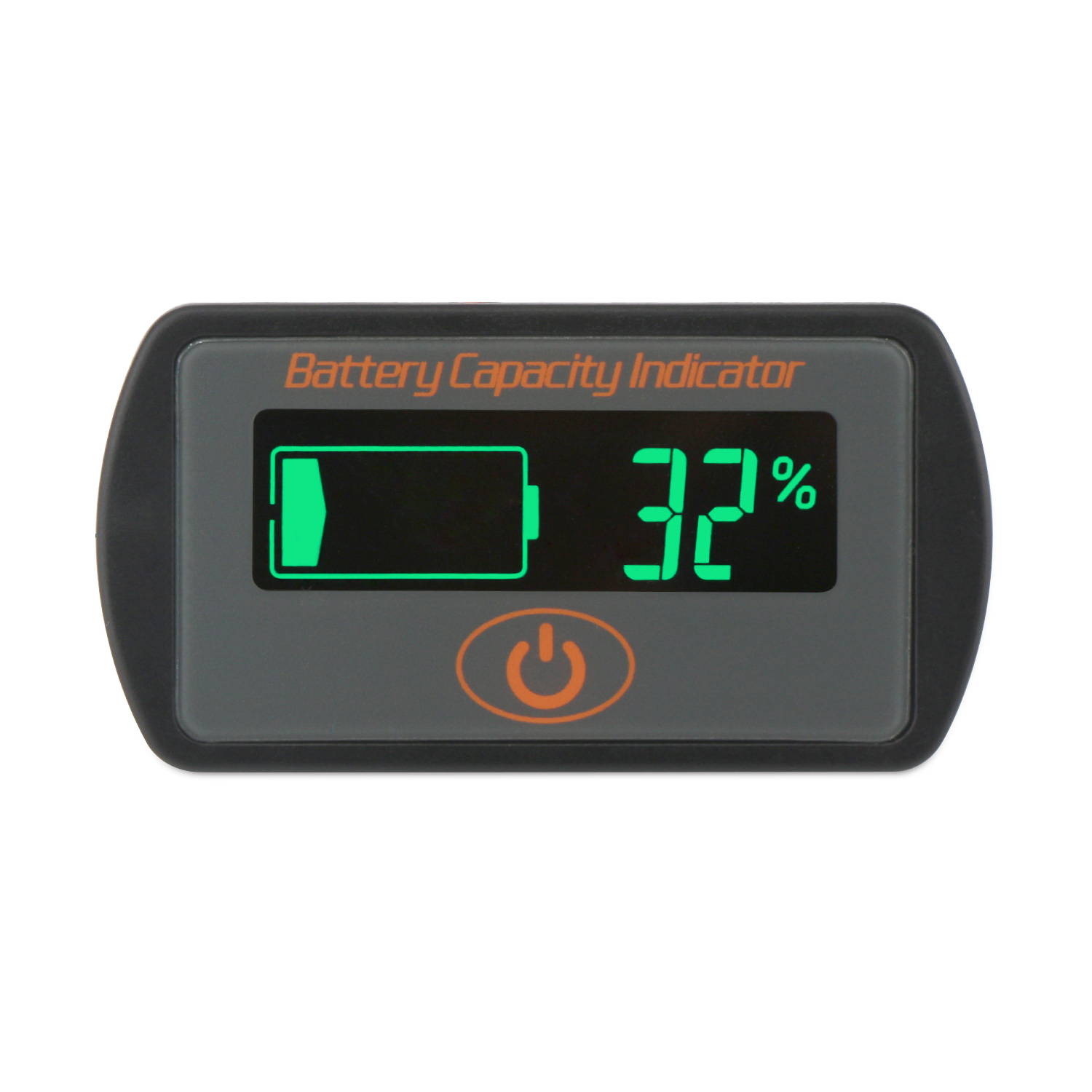 Battery Meter Capacity Tester Monitor Indicator Green DC 3.5-30V voltmeter US 